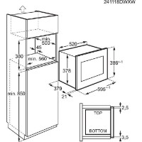 Встраиваемая микроволновая печь AEG OS5GM251EB фото №3 — интернет-магазин Desire.md