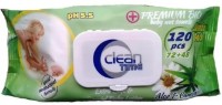 Șervețele umede Clean Time Premium Bio 120pcs