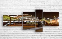 Картина ArtDesign Beautiful bridge at night 145х63cm (B-10120)
