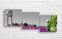 Картина ArtDesign Beautiful purple field 183x80cm (B-10263)