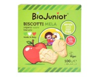 Biscuiți pentru copii BioJunior Organic Apple 100g