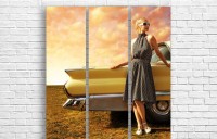 Pictură ArtDesign Beautiful retro in the field 94x100cm (MT-10023)