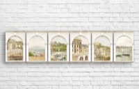 Pictură ArtDesign Beautiful view from the windows 206x50cm (B-10198)