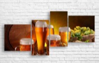 Картина ArtDesign Beer and hops 160x77cm (E-10050)
