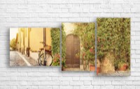 Pictură ArtDesign Bicycles on the streets 125x60cm (B-10240)