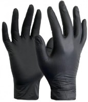 Одноразовые перчатки MD Aldena XL Black 100pcs (201468)