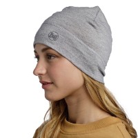 Шапка Buff Merino Lightweight Solid Light Grey фото №2 — интернет-магазин Desire.md