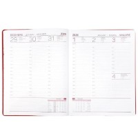 Ежедневник Idee A4 Standart Cherry Red 2026 (ID.1607) фото №5 — интернет-магазин Desire.md