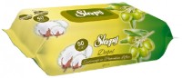 Șervețele umede Sleepy Premium Olive Oil & Cotton 50pcs