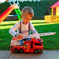 Mașină de pompieri Play Smart Mercedes (9719A) imaginea #2 — magazin online Desire.md