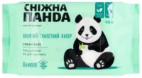 Hârtie igienica umedă Снежная Панда Bamboo Cream 48pcs
