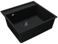 Кухонная мойка SanDonna Selena 530 Black Metallic