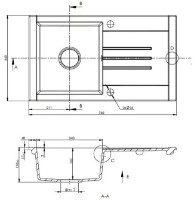 Кухонная мойка SanDonna Arona 760 White фото №2 — интернет-магазин Desire.md