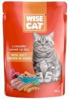 Влажный корм для кошек Wise Cat Adult Cat Juicy Chicken in Sauce 24x100g