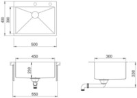 Кухонная мойка SanDonna HD5040 Copper фото №2 — интернет-магазин Desire.md