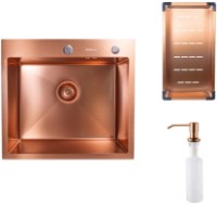 Кухонная мойка SanDonna HD5550 Copper фото №2 — интернет-магазин Desire.md