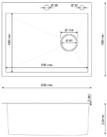 Кухонная мойка SanDonna HD6050 Copper фото №2 — интернет-магазин Desire.md