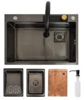 Кухонная мойка SanDonna HD6850 Black фото №4 — интернет-магазин Desire.md