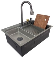 Кухонная мойка SanDonna HD6850 Chrom Satin фото №2 — интернет-магазин Desire.md