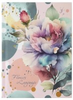 Blocnotes Buromax A6 64p Flowers Language Pink (BM.24614101-10)