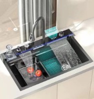 Кухонная мойка SanDonna HD7550 Black фото №7 — интернет-магазин Desire.md