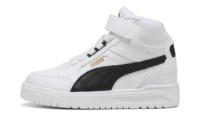 Ботинки детские Puma Shuffle Downtown Mid Ac+ Ps Puma White/Black/Gold, s.35 фото №2 — интернет-магазин Desire.md