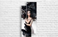 Pictură ArtDesign Black butterfly 69x160cm (L-10042)