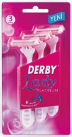 Aparat de ras Derby Lady Platinum 3pcs