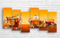 Pictură ArtDesign Black tea with bergamot 186x86cm (E-10171)