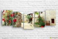 Pictură ArtDesign Blooming streets 156x55cm (B-10204)