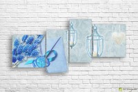 Картина ArtDesign Blue envelope 160x78cm (R-10242)