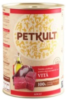 Hrană umedă pentru câini Petkult Adult Beef 400g