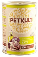 Hrană umedă pentru câini Petkult Adult Dog Duck 400g