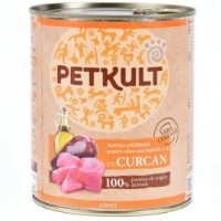 Hrană umedă pentru câini Petkult Adult Dog Turkey 800g