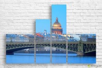 Картина ArtDesign Blue Neva 125х82cm (B-10132)