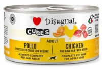 Hrană umedă pentru câini Disugual Adult Chicken with Ham & Melon 150g