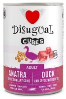 Hrană umedă pentru câini Disugual Adult Duck with Speck & Lentils 400g