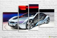 Картина ArtDesign BMW i8 145х81cm (MT-10004)