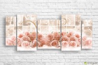 Pictură ArtDesign Bouquet of roses 160x68cm (R-10092)