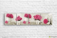 Pictură ArtDesign Bouquets of pink roses 205x50cm (C-10303)