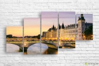 Картина ArtDesign Bridge in the night 160x79cm (B-10068)