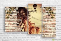Pictură ArtDesign Broken brick wall 113x75cm (R-10231)