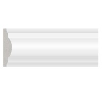 Plintă de perete Interior Decor IDM121-W-L200