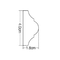 Plintă de perete Interior Decor IDM18-W-L200 imaginea #2 — magazin online Desire.md