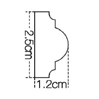 Plintă de perete Interior Decor IDM36-W-L200 imaginea #2 — magazin online Desire.md