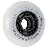 Колёса для роликовых коньков Powerslide Neons 80 Blue 4pcs (905419) фото №2 — интернет-магазин Desire.md