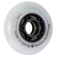 Колёса для роликовых коньков Powerslide Neons 80 Green 4pcs (905421) фото №2 — интернет-магазин Desire.md