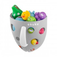 Контейнер для игрушек Akuku Grey A0346 (AK.106305) фото №2 — интернет-магазин Desire.md