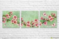 Картина ArtDesign Cherry Blossom 120х40cm (C-10008)