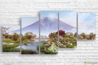 Картина ArtDesign Chinese village in the mountains 155x73cm (F-10226)